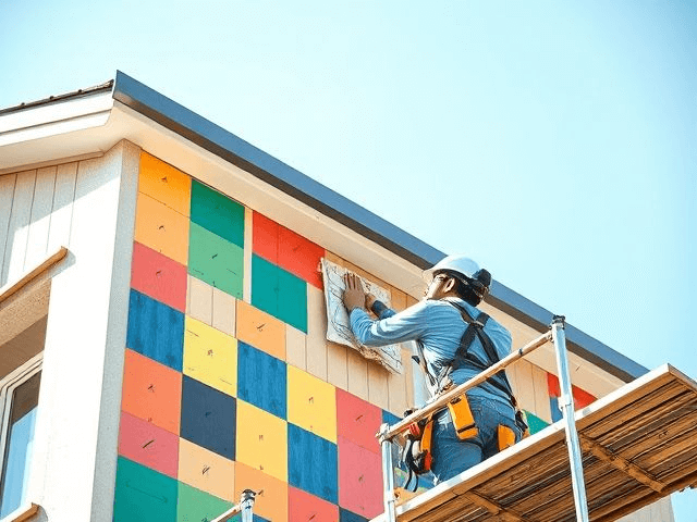 Zateplování fasády minerální vatou